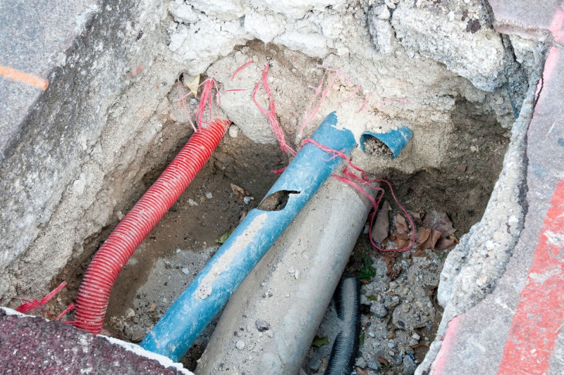 damaged pipes