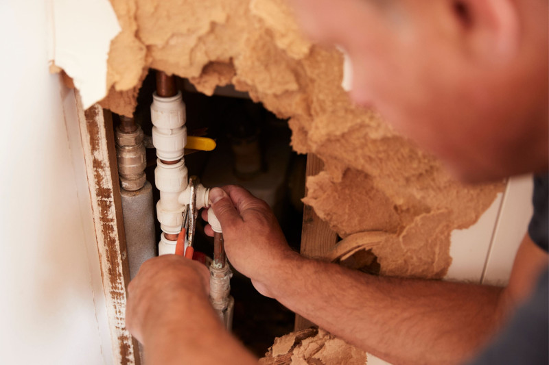 A plumbing emergency in Morley